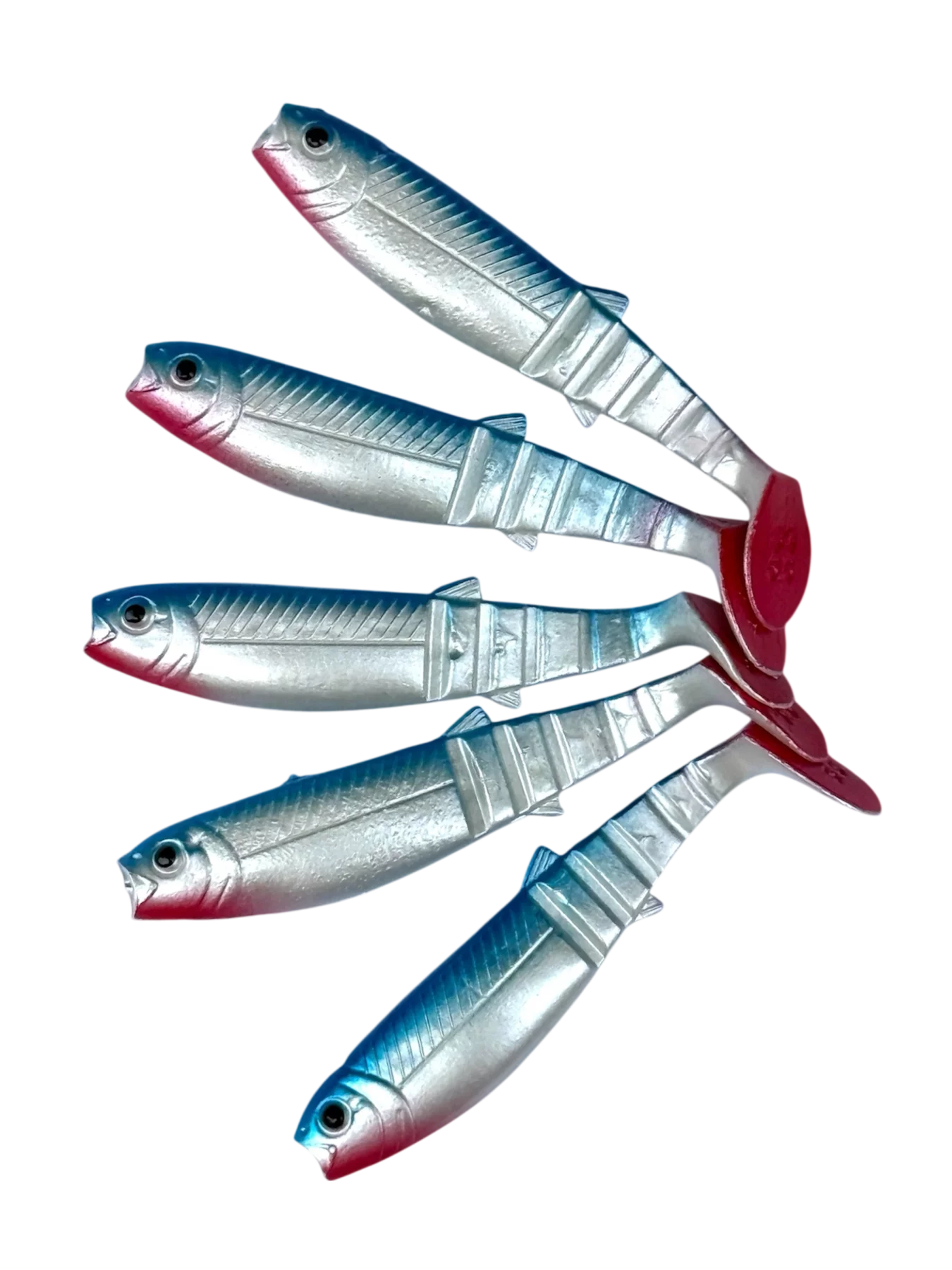 Savage Gear LB Cannibal Shad 5,5 cm Blue Pearl