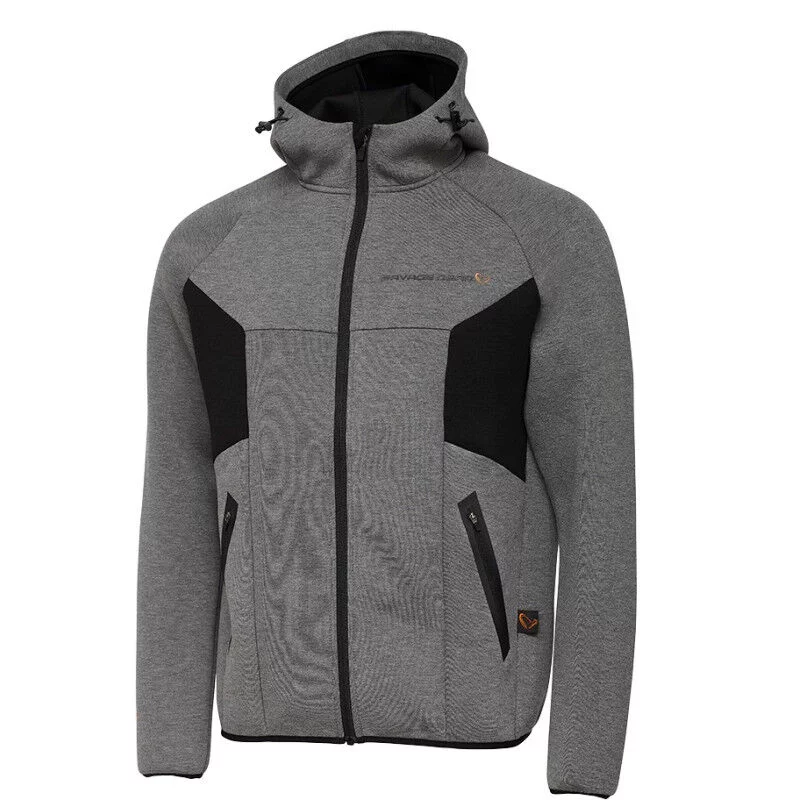 Savage Gear Tec-Foam Zip Hoodie rozm. XXL Dark Grey Melange